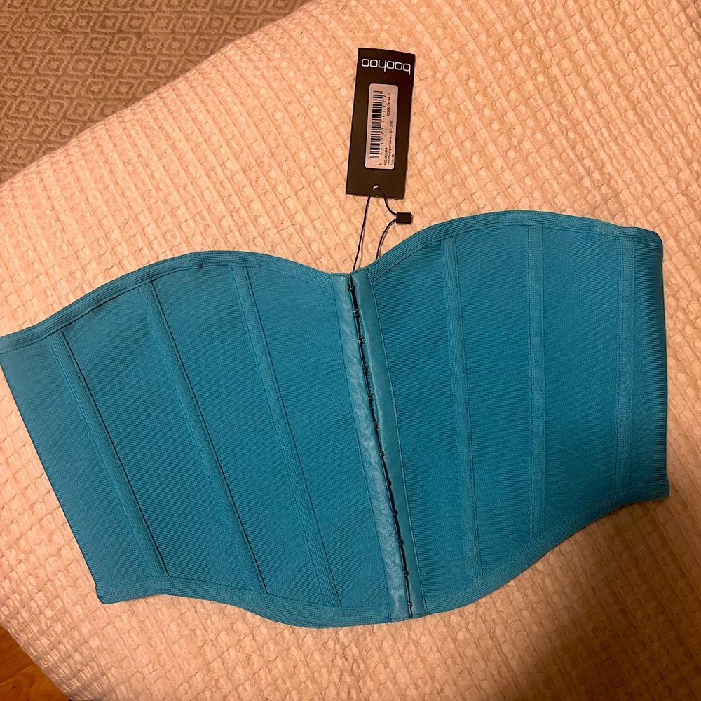 Teal Corset Top
